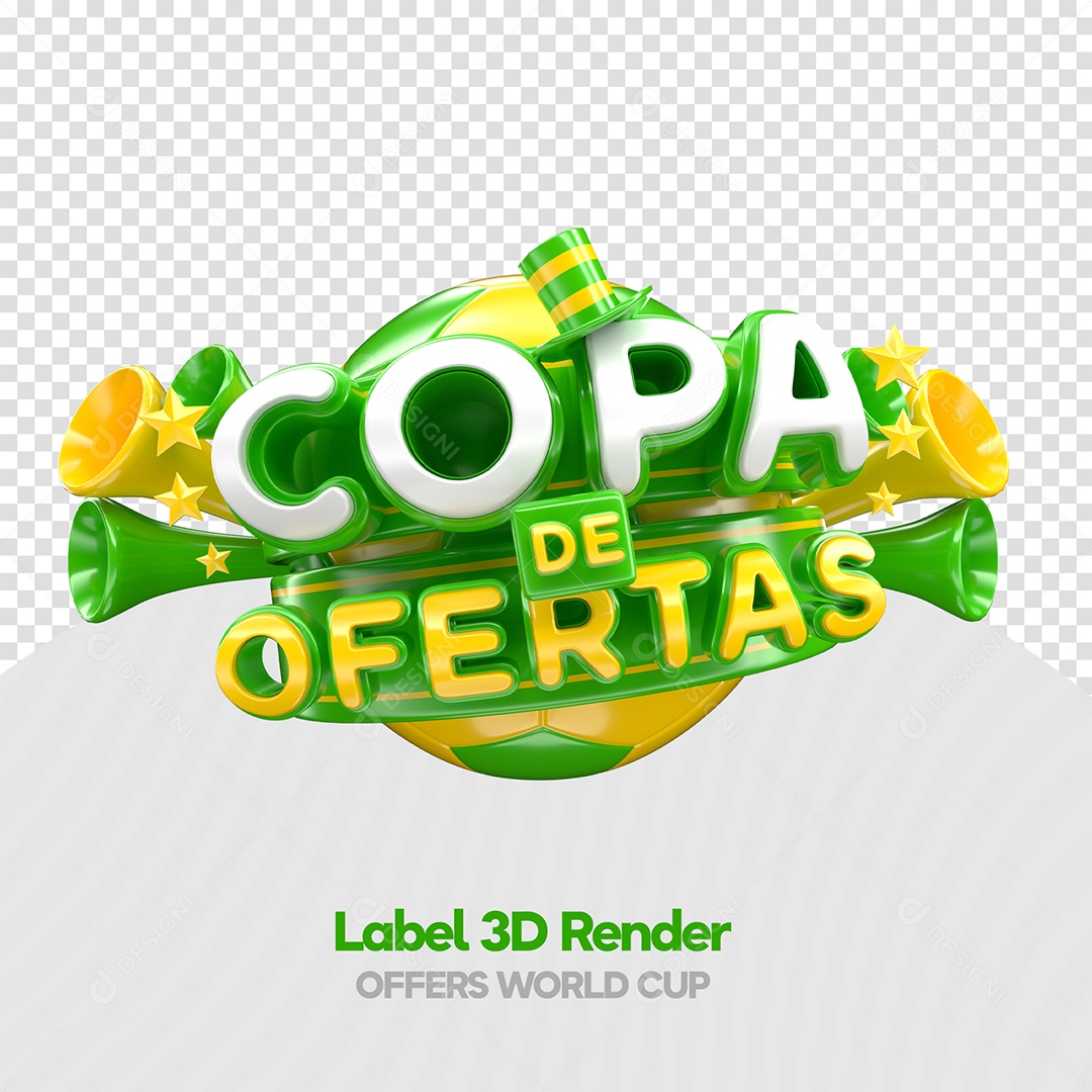 Jogue Agora Verde Selo 3D Para Composição PSD [download] - Designi