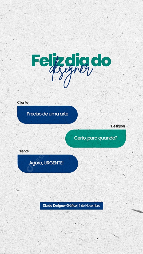 Social Media Feliz Dia do Designer Gráfico PSD Editável