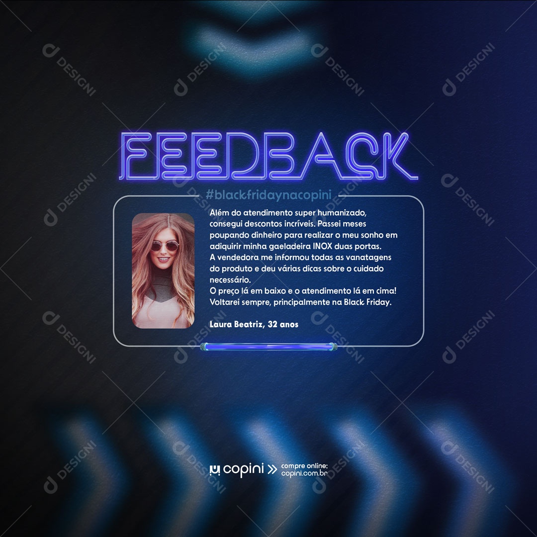 Feedback Black Friday Social Media Editable PSD