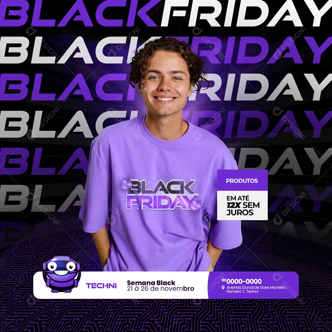 Black Friday Media Week Editable PSD