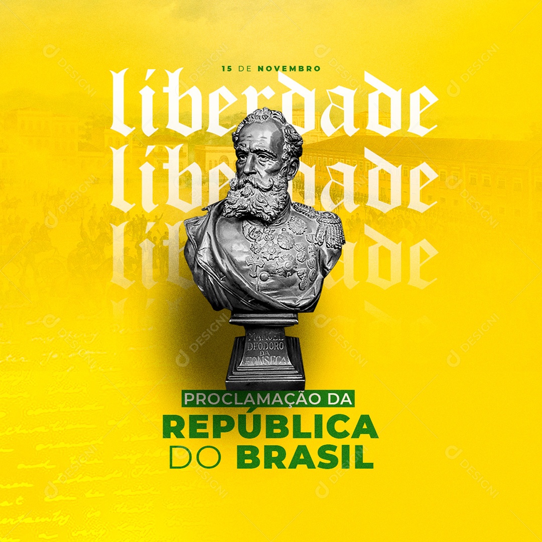 Liberdade Liberdade Proclamação Da República Social Media PSD Editável