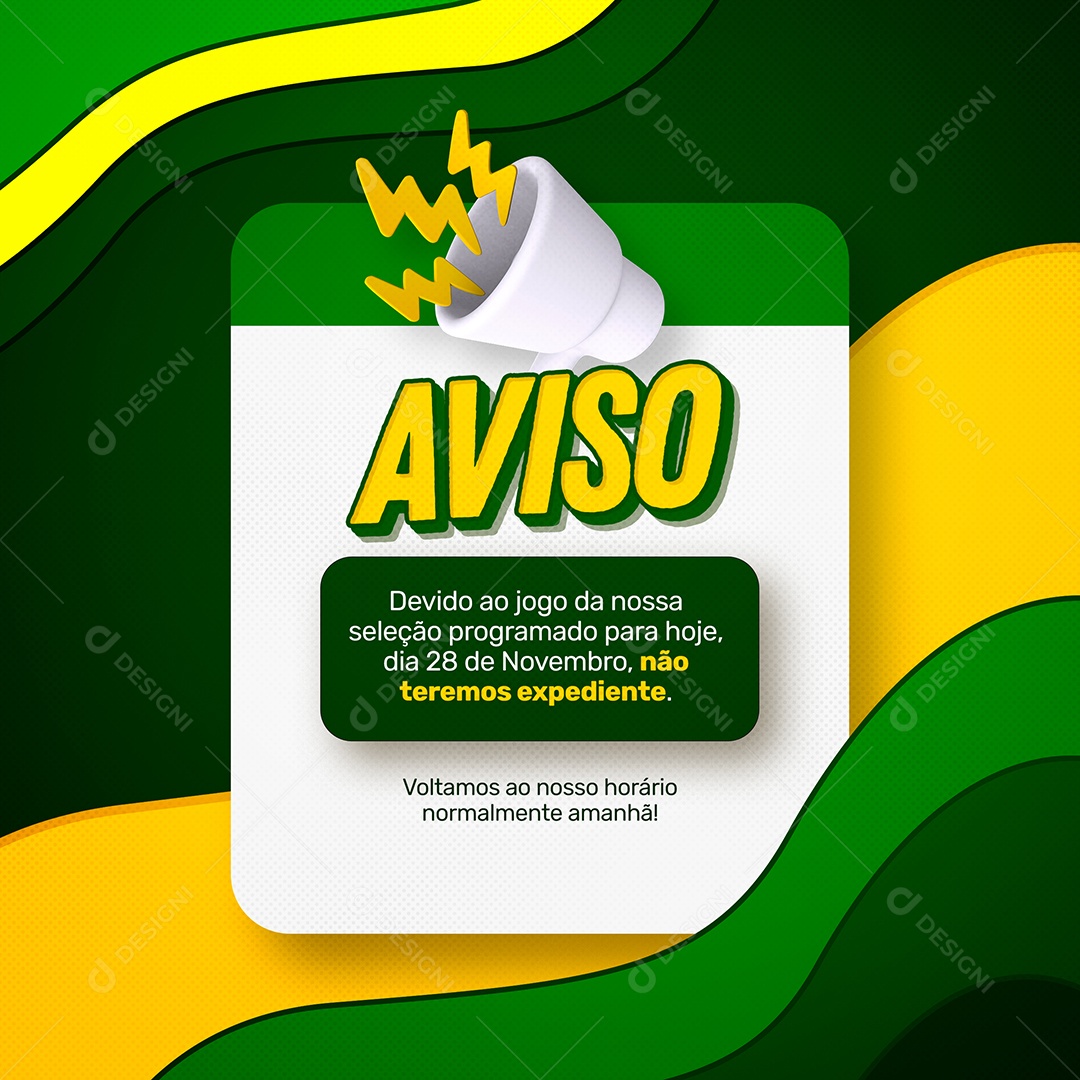 Horário Jogos do Brasil Social Media PSD Editável [download] - Designi