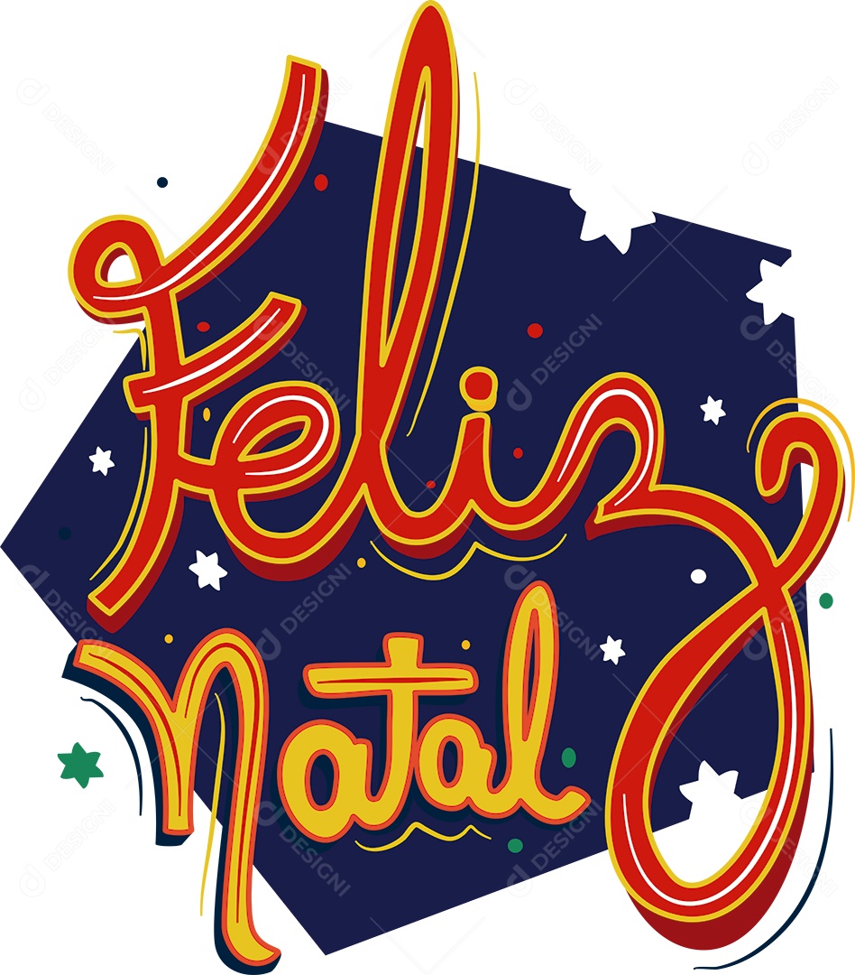 Lettering Feliz Natal Download Designi