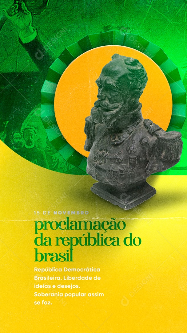 Story República Democrática Proclamação Da República Social Media PSD Editável