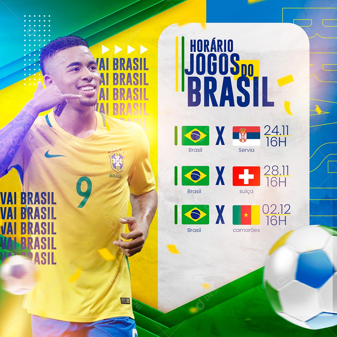 Programe-se para os próximos jogos do Brasil na Copa
