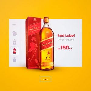 Whisky Red Label Bebida Social Media PSD Editável [download] - Designi