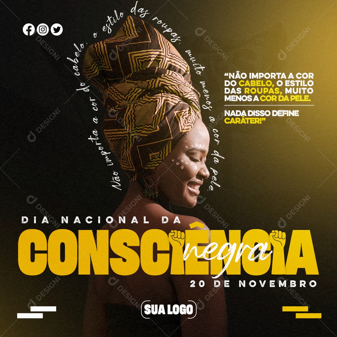 Dia Nacional da Consciência Negra - Download de Materiais Gratuitos. -  Pótere Social