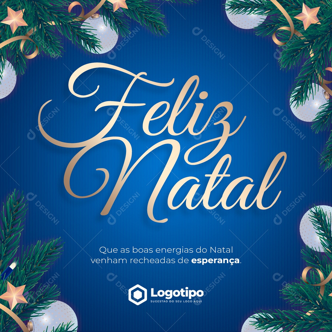 Social Media Feliz Natal Que As Boas Energias Do Natal Psd Editável Download Designi 5929