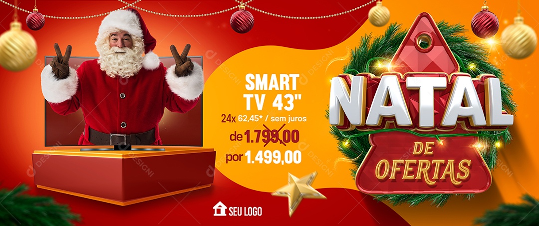 Christmas Offers Banner Come Check Out Social Media Editable PSD