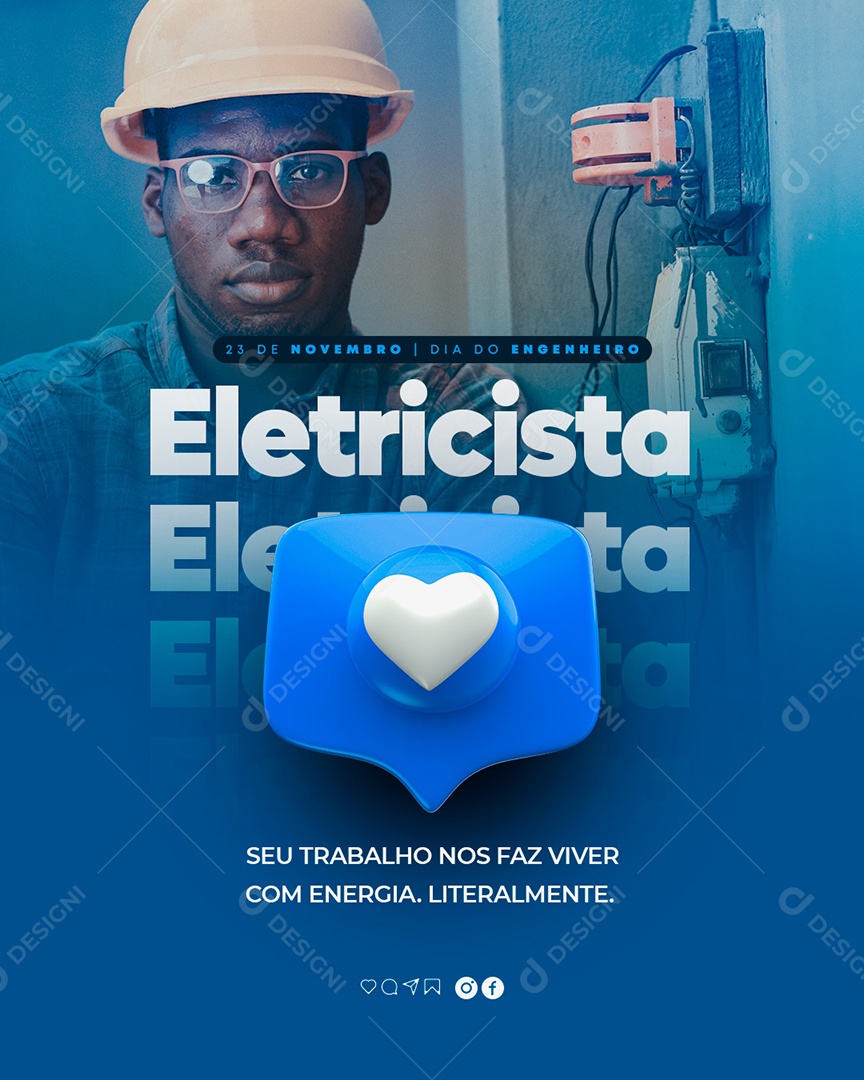 Social Media Se tudo que existe possuísse uma Fonte de Energia Dia Dos  Namorados PSD Editável [download] - Designi