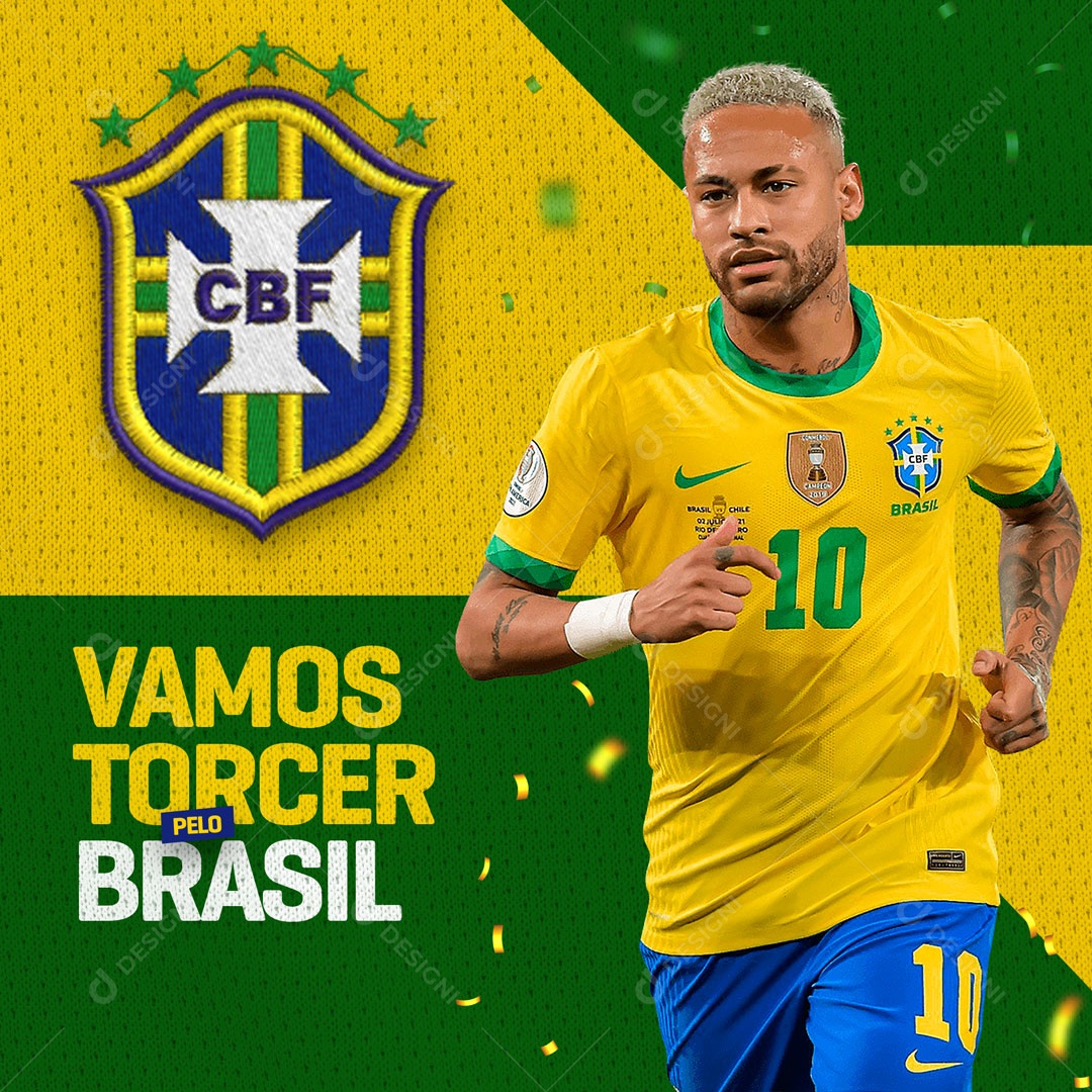 Vem que Hoje Tem Brasil x Sérvia Vamos Torcer Juntos Copa do Mundo Social  Media PSD Editável [download] - Designi
