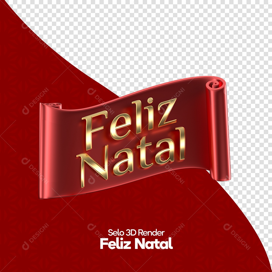 Feliz Natal Selo D Vermelho Para Composi O Psd Download Designi