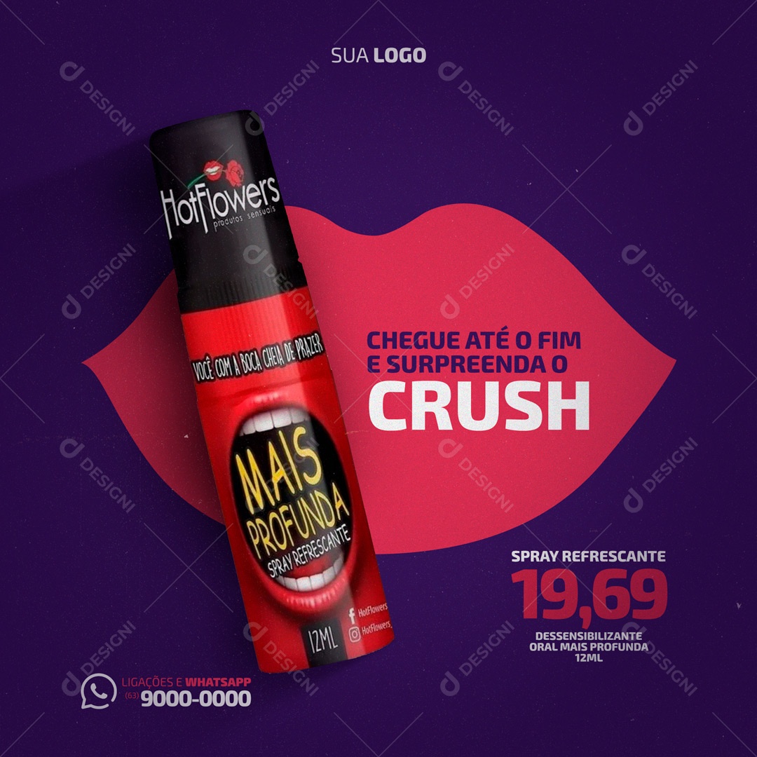 Spray Refrescante Sex Shop Social Media Psd Editável Download Designi 5544