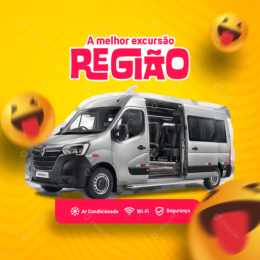 The Best Tour of the Region Social Media Editable PSD