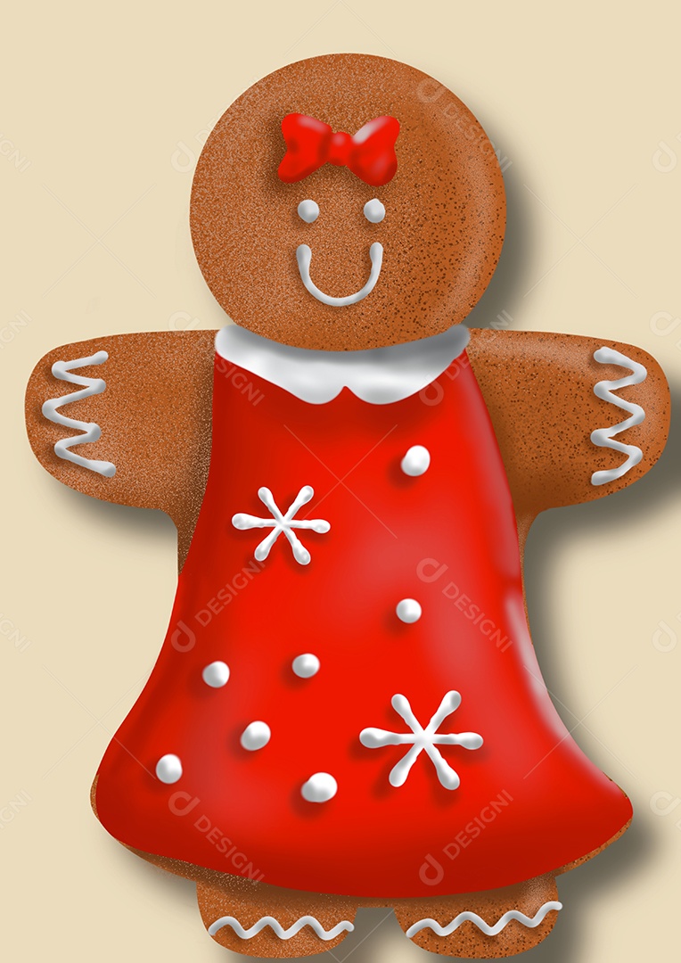 Biscoito de Natal, desenho feito à mão de biscoitos de Natal [download] -  Designi