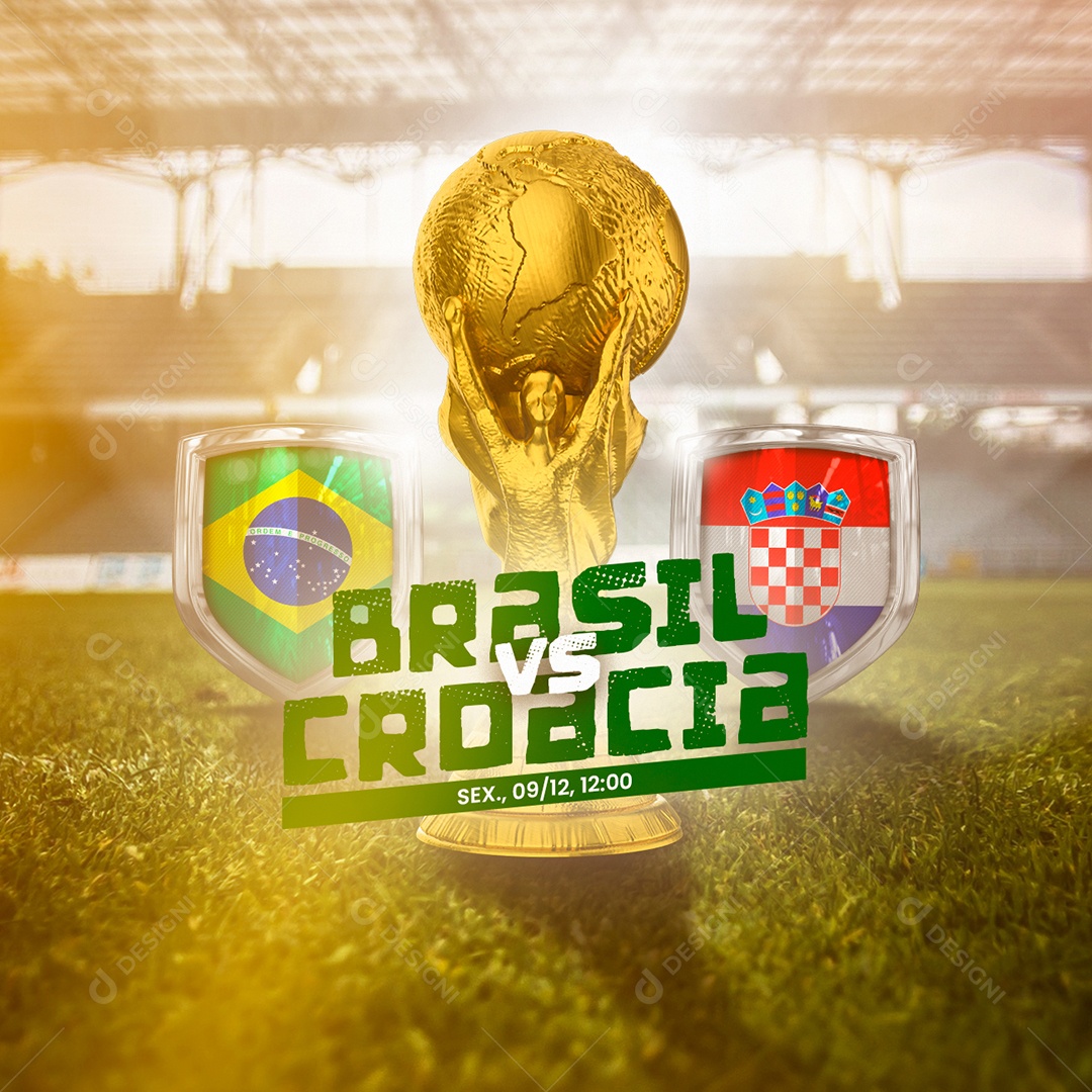 Story Hoje tem Brasil na Copa Jogo Brasil x Croácia Copa do Mundo Social  Media PSD Editável.zip