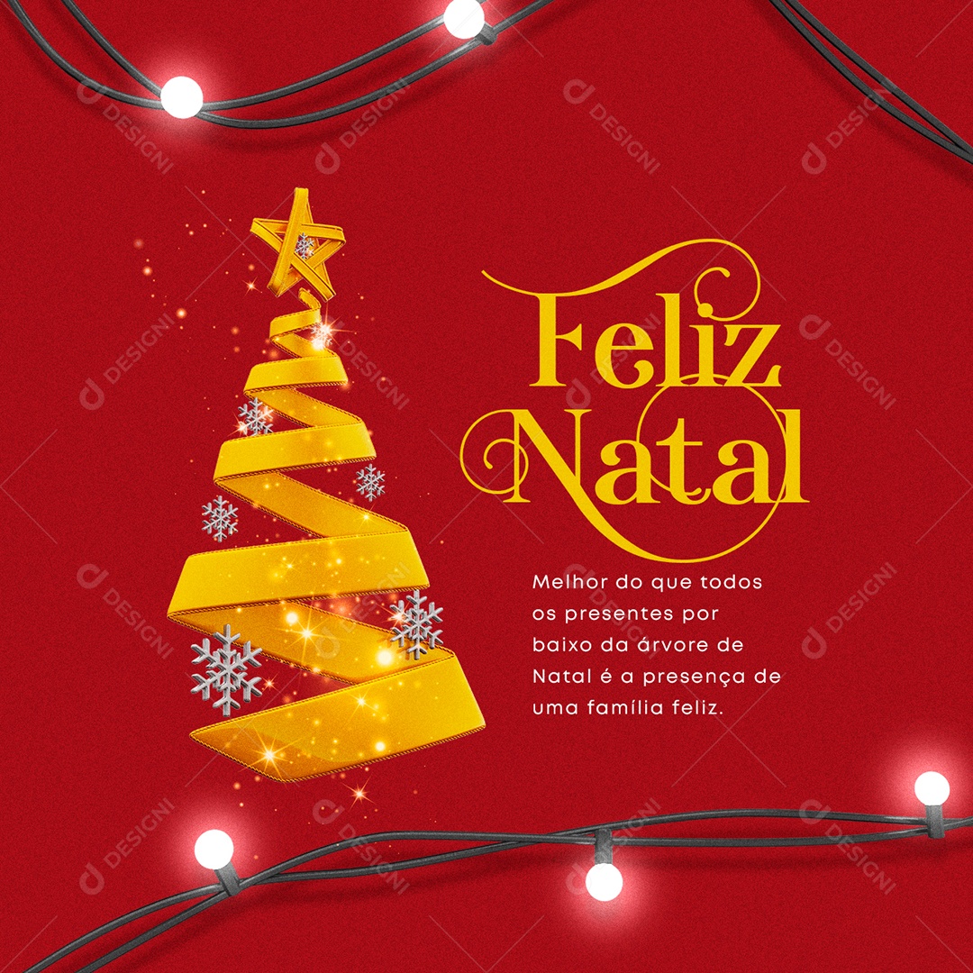Social Media Feliz Natal Familia Presentes PSD Editável [download] - Designi