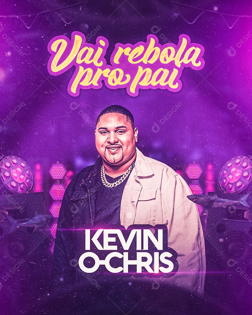 Flyer Show Mc Kevin O Chris Social Media PSD Editável