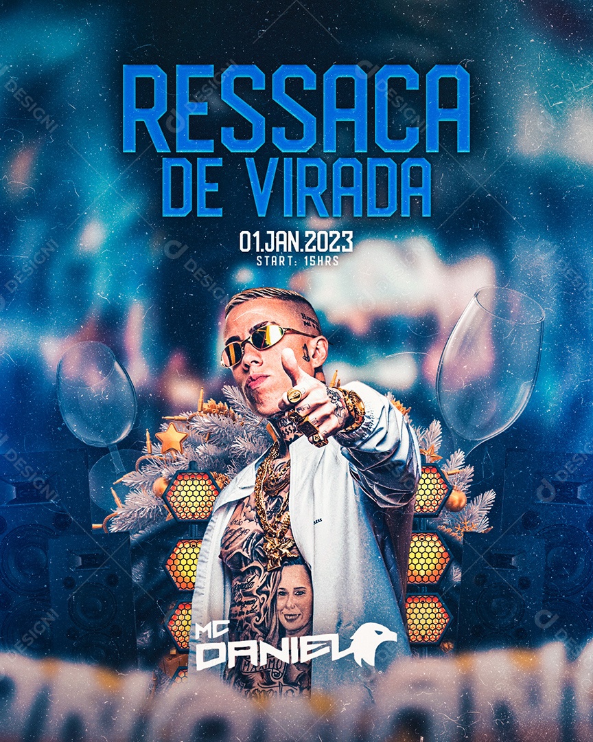 Flyer Ressaca Da Virada Mc Daniel Social Media Psd Editável Download Designi 9977