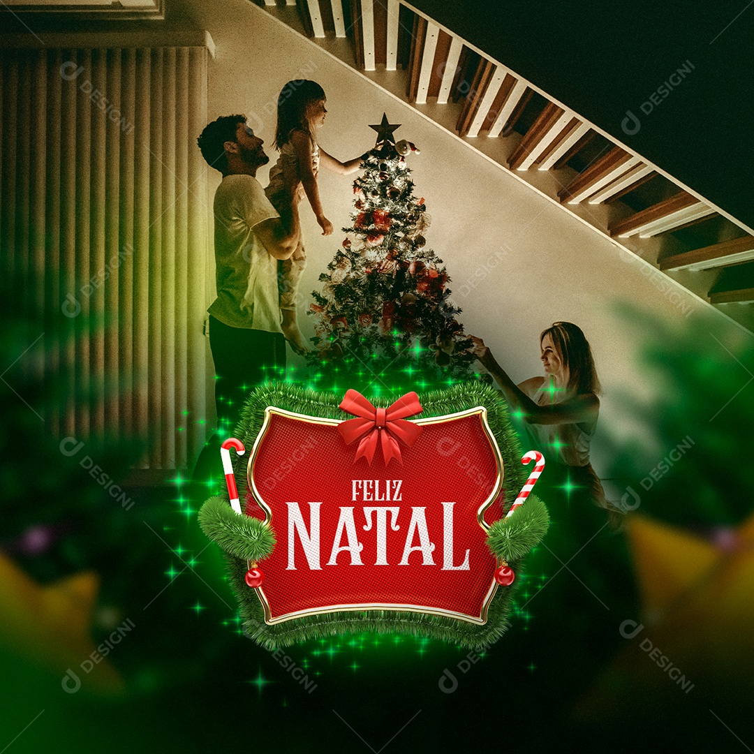 Feliz Natal Social Media PSD Editável