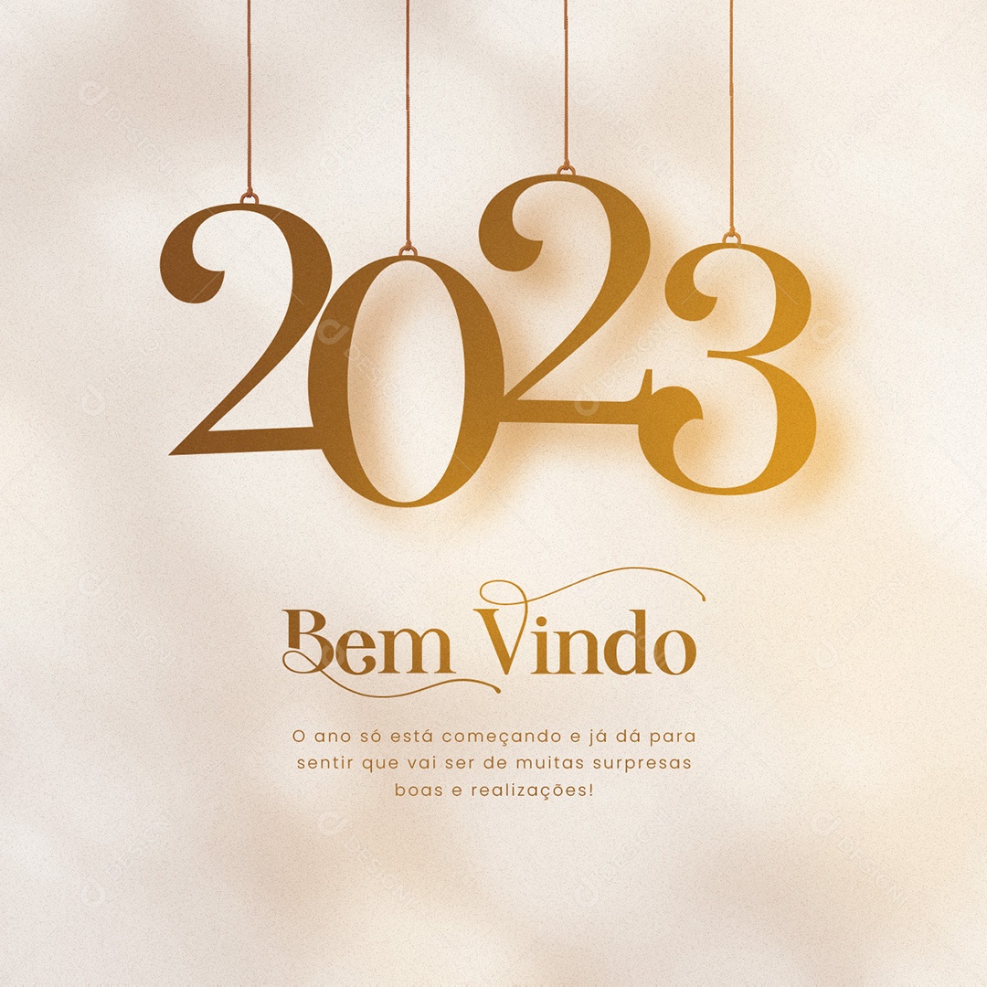 Boas Realizações Bem Vindo 2023 Social PSD Editávek