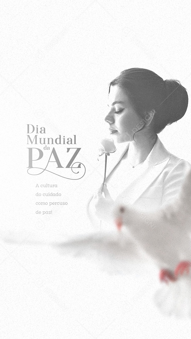 Story A Cultura do Cuidado como Percuso de Paz Dia Mundial da Paz Social Media PSD Editável