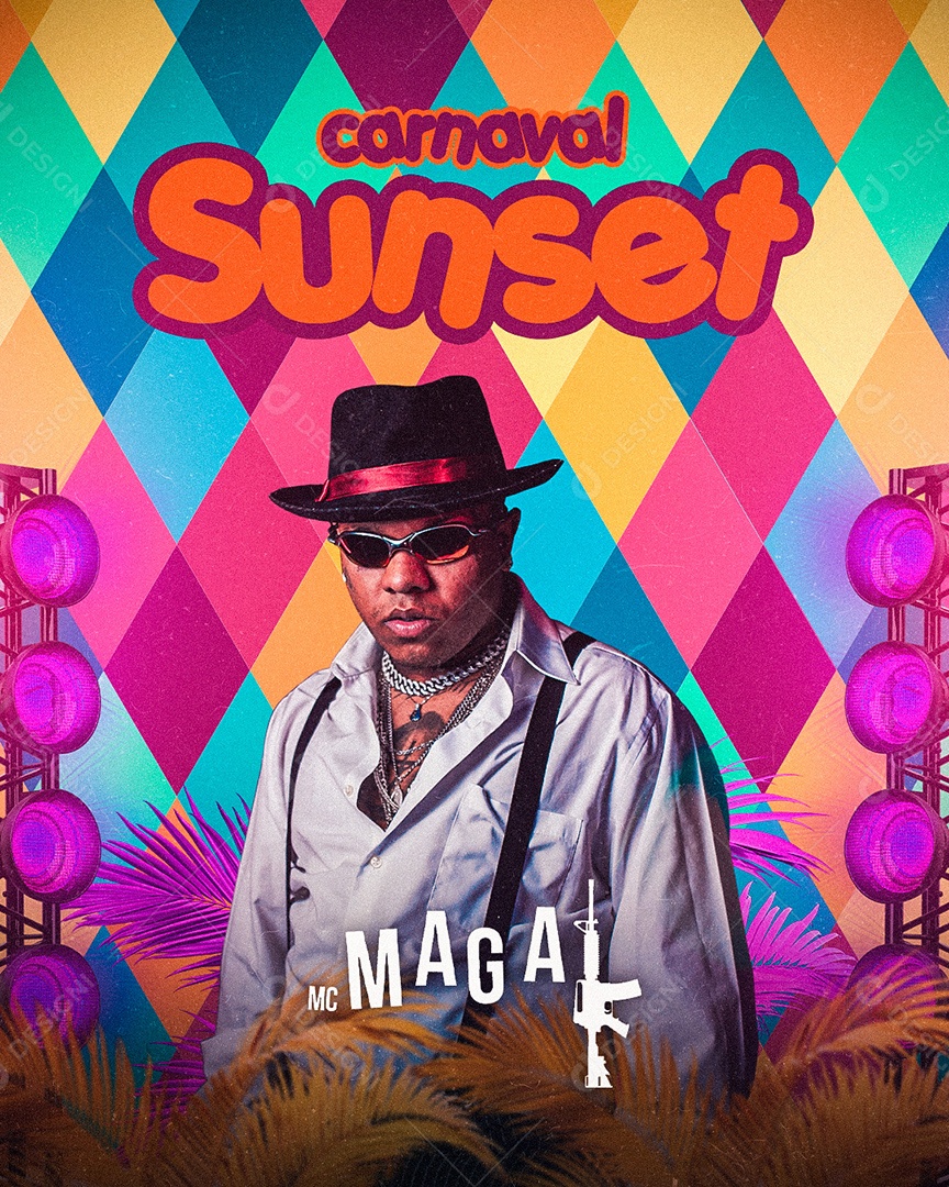 Flyer Carnaval Sunset Mc Magal Social Media Psd Editável Download Designi 5427