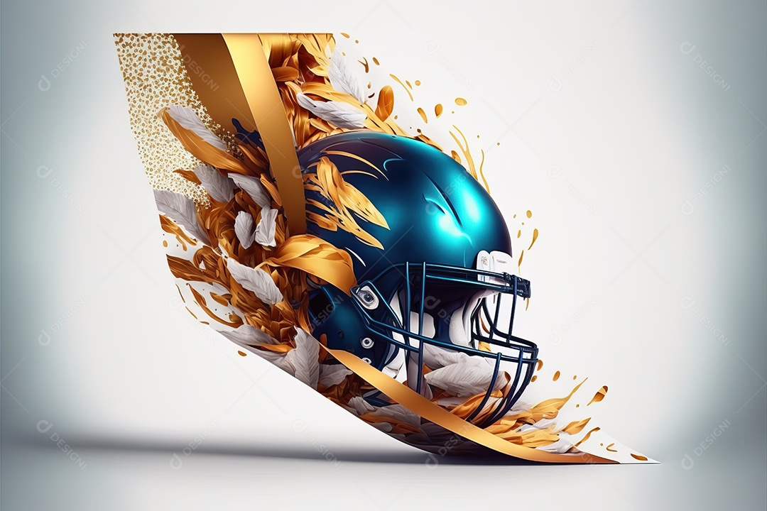 Pôster e papel de parede com tema de futebol americano para o Super Bowl  [download] - Designi