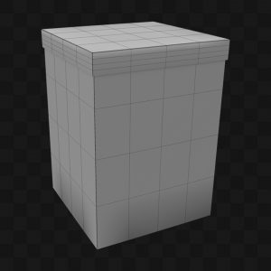 Caixa Quadrada Para Presente - Modelo 3D