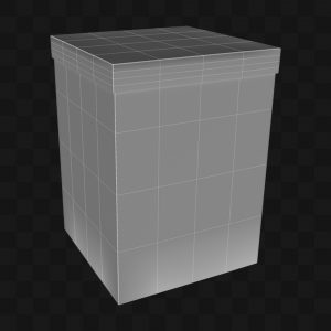 Caixa Quadrada Para Presente - Modelo 3D
