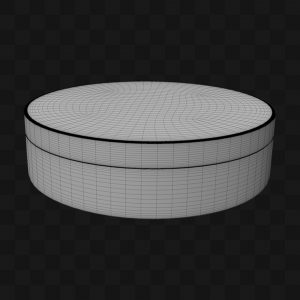 Caixa Redonda Para Presente - Modelo 3D