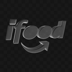 Logo Ifood - Modelo 3D