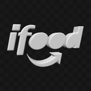 Logo Ifood - Modelo 3D