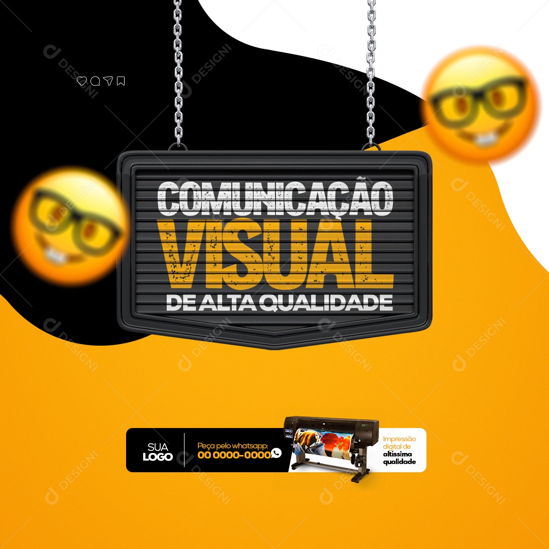 Comunicação Visual E Gráfica Rápida Social Media Psd Editável Download Designi 9312