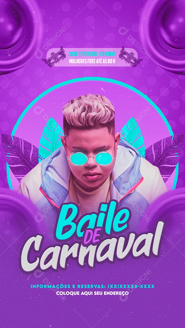 Flyer Story Bloco De Carnaval Social Media Psd Editável Download Designi 7794