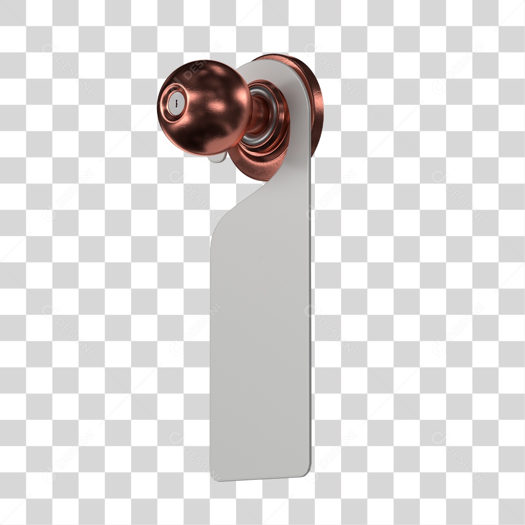 Door and Handle Tag Element 3D Transparent PNG