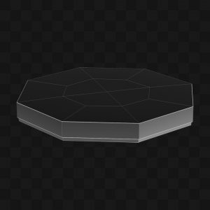 Octagon Pizza Box - 3D M