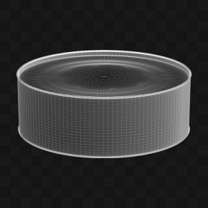 Cylindrical Metal Box - 3D M