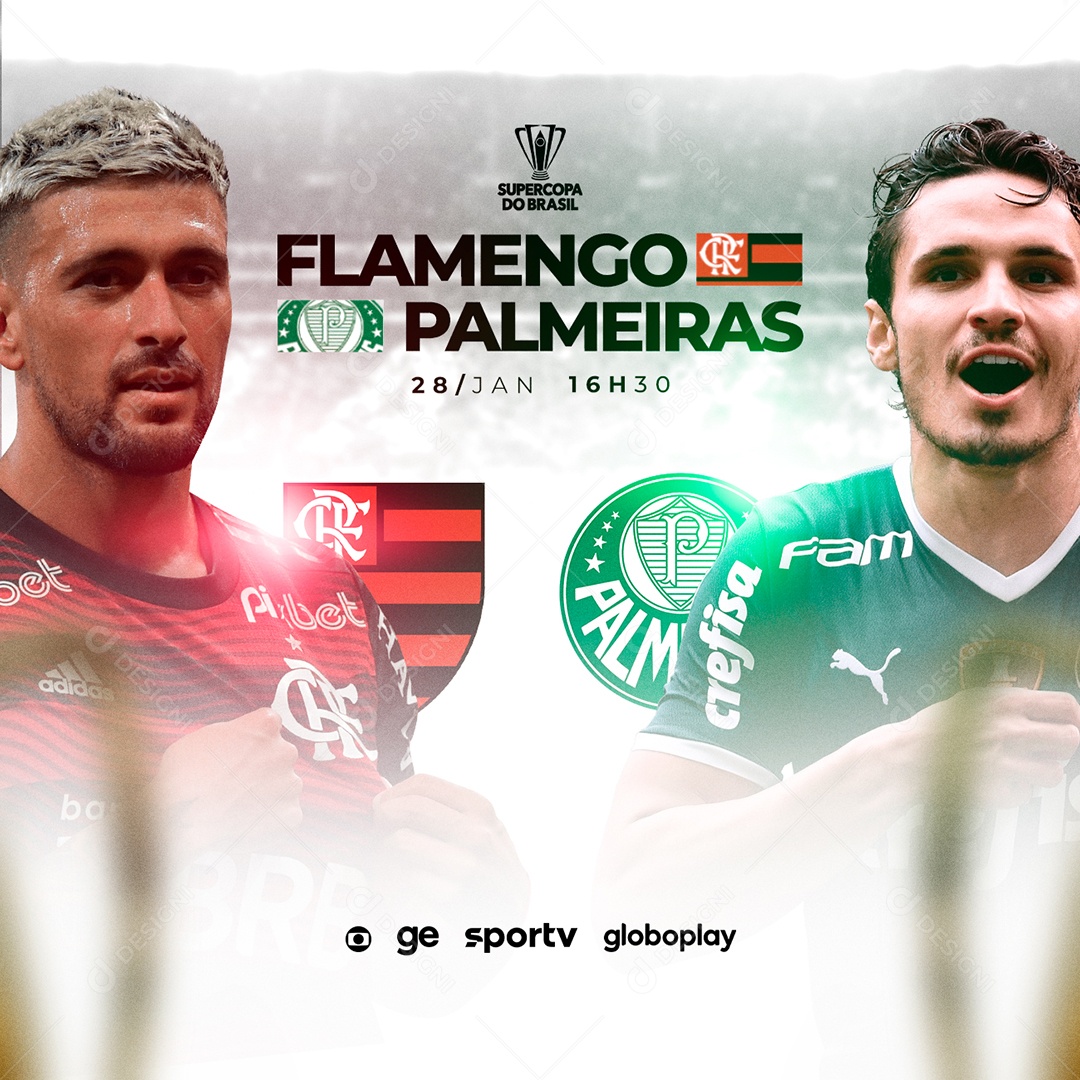 Supercopa do Brasil terá Flamengo x Palmeiras