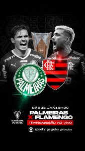 Social Media Libertadores Final Jogo Flamengo e Palmeiras PSD