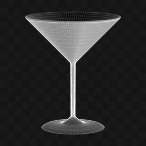 Taça Dry Martini - Modelo 3D