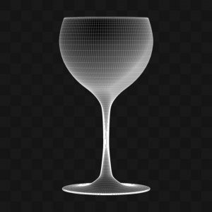 Taça Vinho Tinto - Modelo 3D