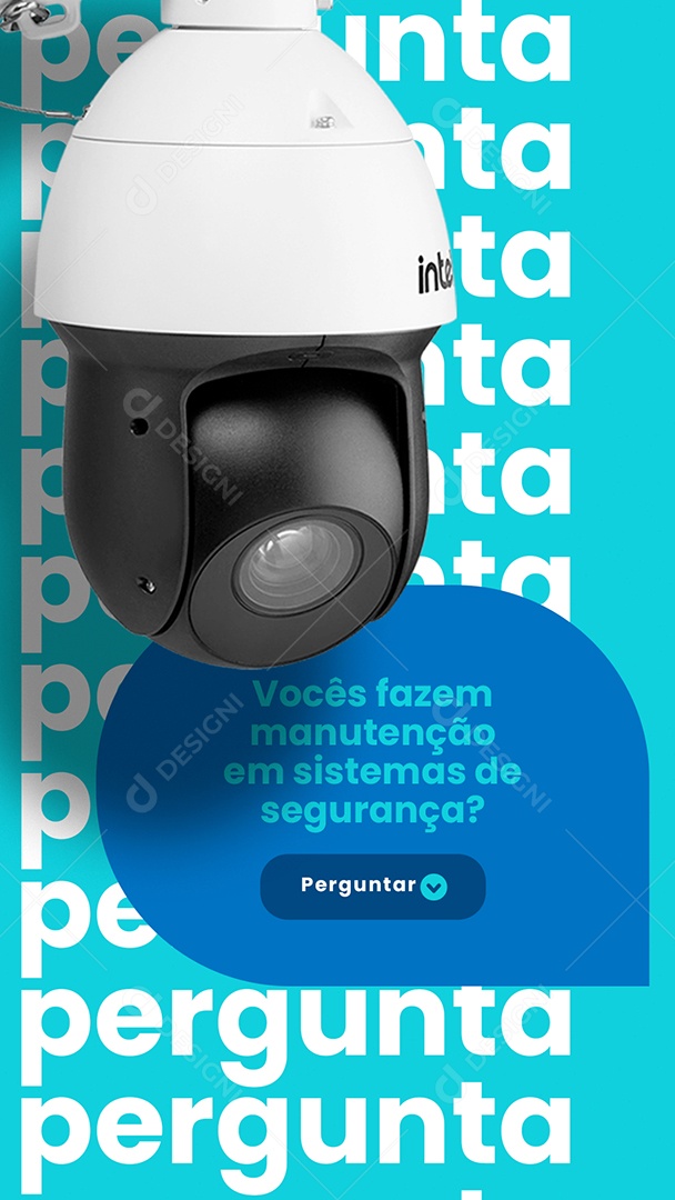 Story Vocês Fazem Manutenção em Sistema de Segurança Social Media PSD Editável