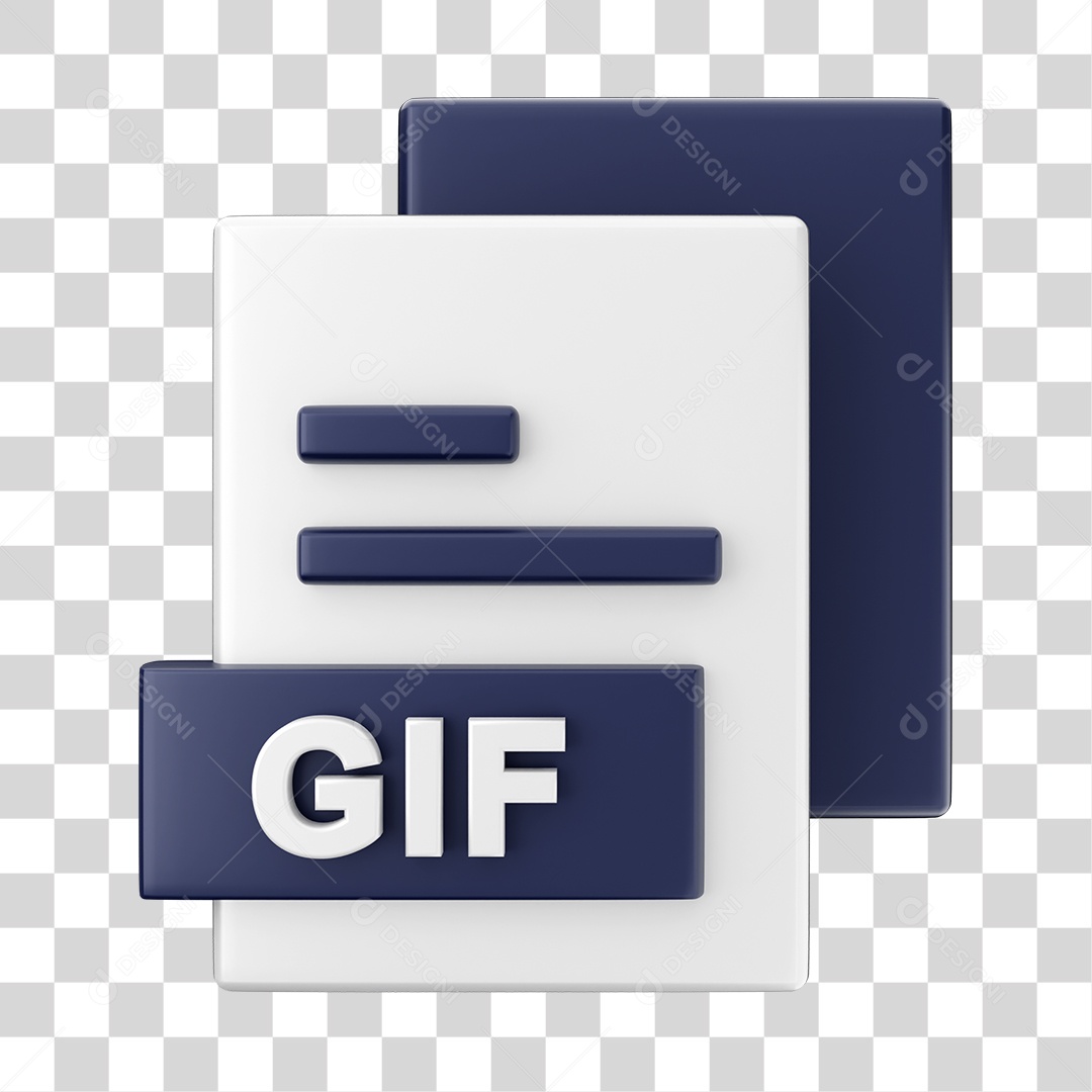 Formato de Arquivo GIF Elemento 3D PNG Transparente [download] - Designi