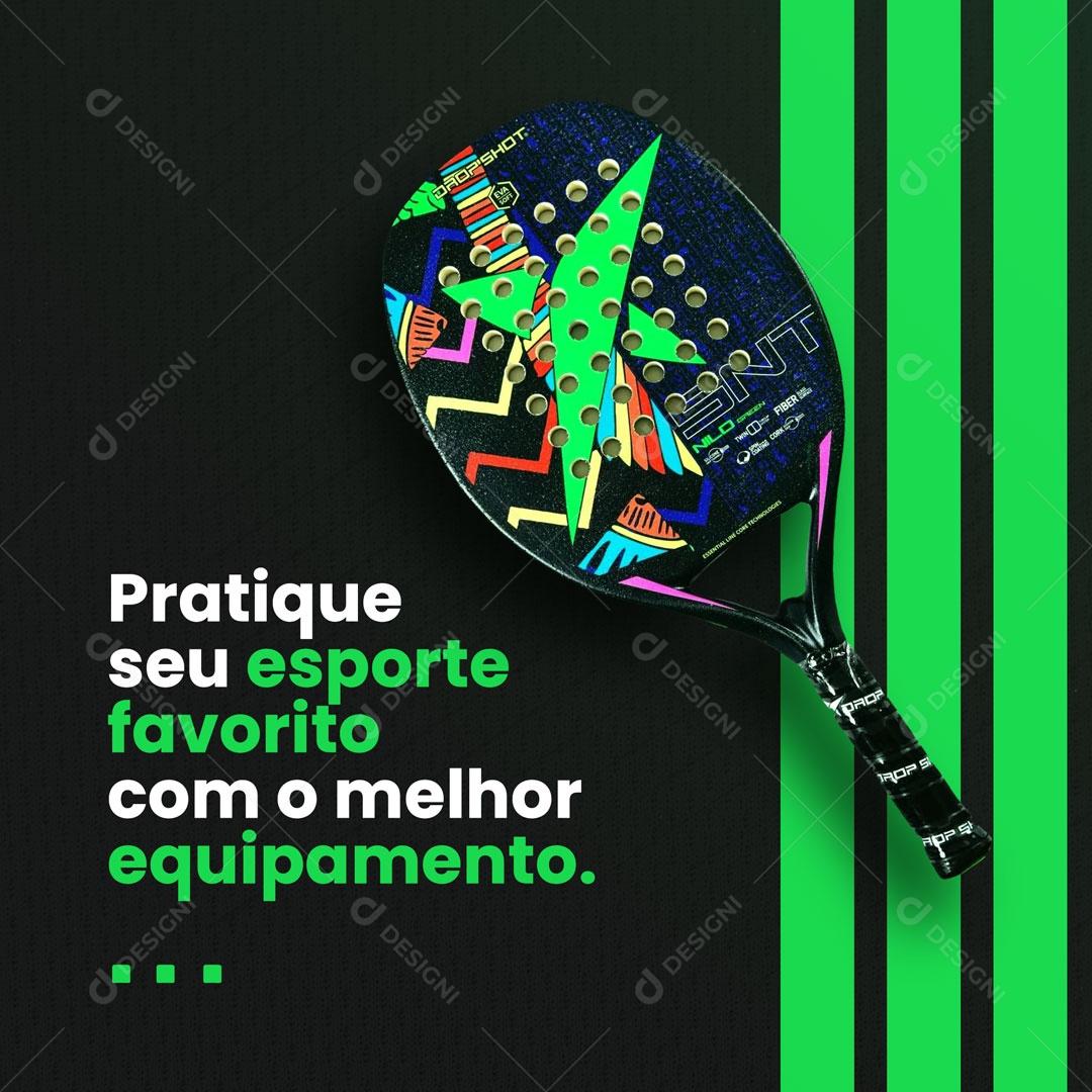 Loja de Artigos Esportivos Social Media PSD Editável