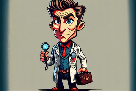 Dia Mundial da Saúde, a chave para o médico de desenho animado