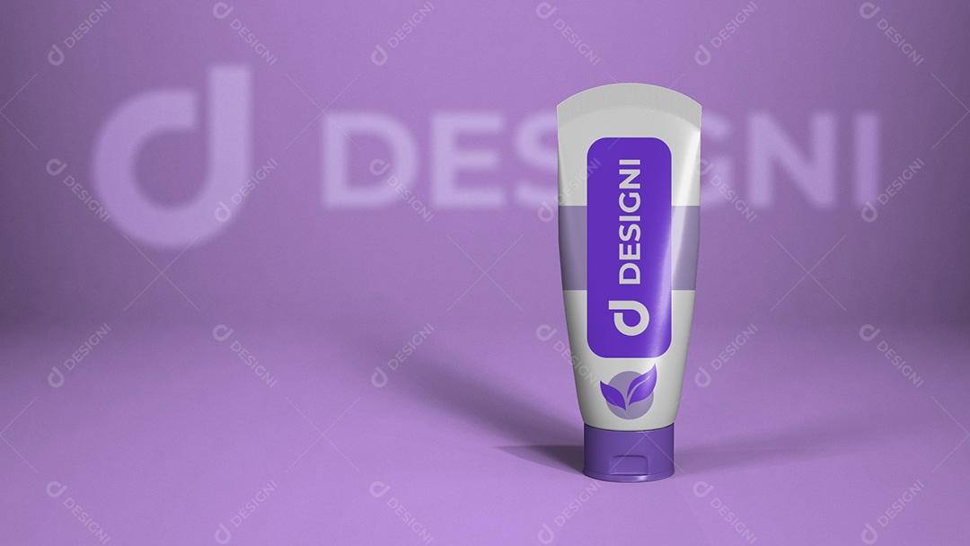 Mockup De Bisnaga De Creme Designi PSD Editável