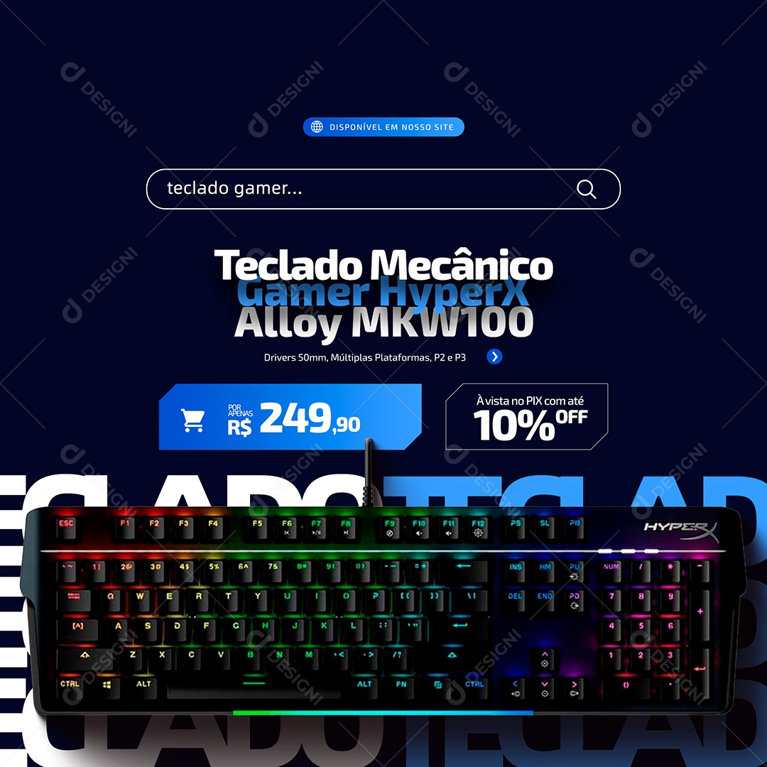 Tecaldo Por Apenas R$ 249,90 Loja de Informática Social Media PSD Editável