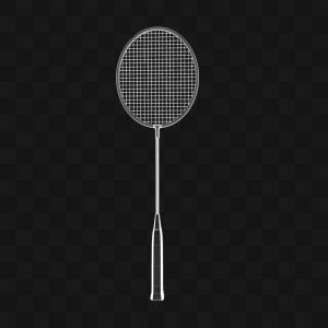 Raquete Badminton - Modelo 3D