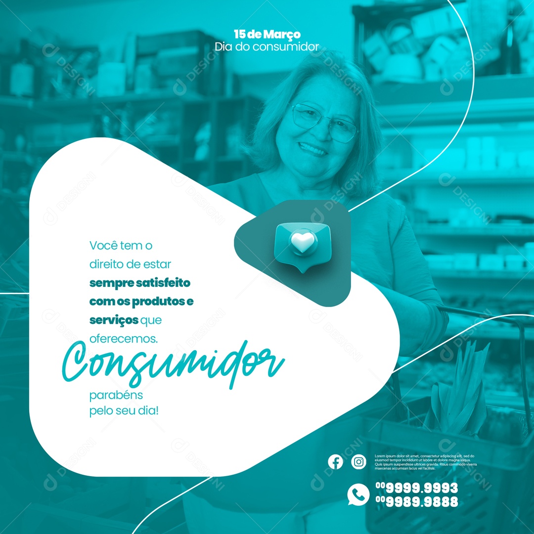 Dia do Consumidor Clínica Social Media PSD Editável [download] - Designi